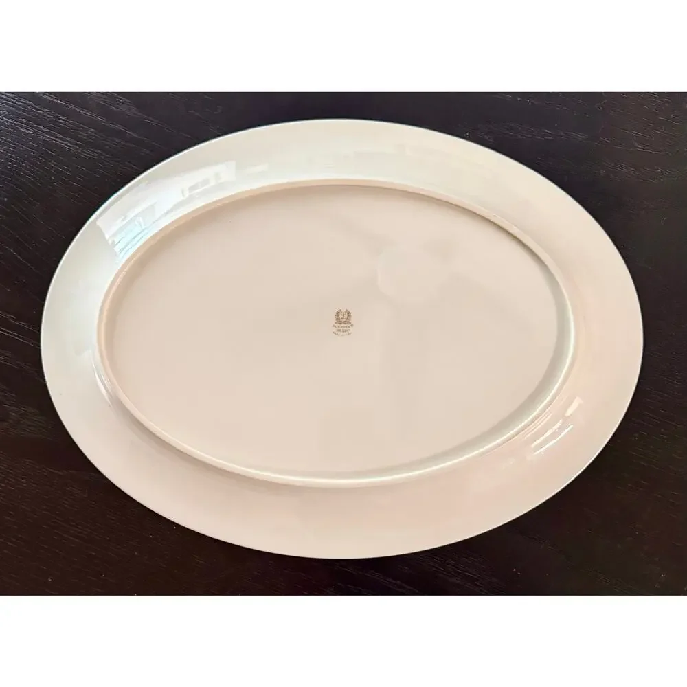 Vintage Lenox Holiday 16-Inch Oval Serving Platter